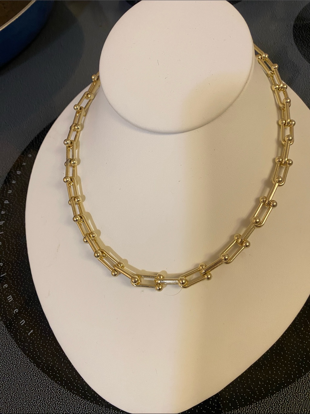 Gold Filled Hardware Necklace Adjustable